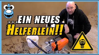 Ein neues Helferlein💥Airless Farbsprühgerät testen🌈Silikatfarbe fürs Arbeitszimmer👍‍‍ [upl. by Nnael]