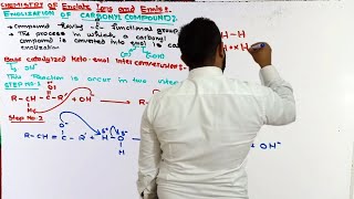 Base catalyzed ketoenol interconversion  enolization of carbonyl compound [upl. by Dyolf]