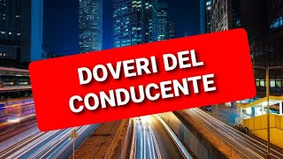 doveri del conducente procedendo in fila o in condizioni di traffico intenso [upl. by Ashman]