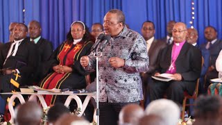 SIMBA NI SIMBA Listen to former President Uhuru Kenyattas remarks in Nyeri today [upl. by Ngo]