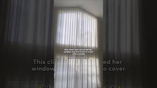 Double height Curtains shorts sheercurtains customcurtains interiordesign homeinterior [upl. by Ylimme856]