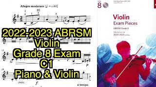 20202023 ABRSM Violin Grade 8 Exam C1 [upl. by Kahaleel]