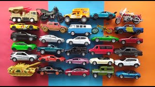 Die cast Metal Scale Various Model Welly Kinsmart Maisto CARS Sedan SUV Coupe Sports Bus Van [upl. by Leakim]