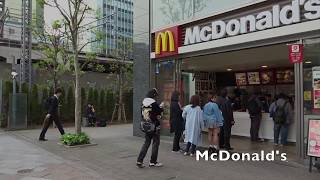 Akihabara Station Central Exit to McDonalds 1 [upl. by Galitea]