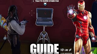 Fortnite Stark Fan Club Quest Guide Find Items Fast [upl. by Cyrilla]