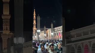 Masjid Nabi Madina Namaz e Eisha Ka Manzar [upl. by Sill]