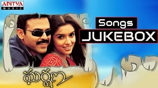 Gharshana Telugu Movie Full Songs  Jukebox  VenkateshAasin [upl. by Hussey]