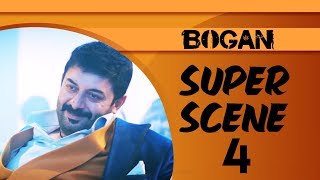 Bogan  Super Scene 4  Hindi Dubbed  Jayam Ravi  Arvind Swamy  Hansika Motwani [upl. by Wiebmer279]