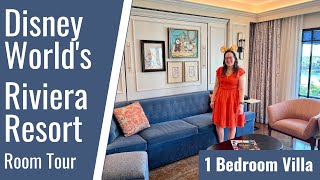 Disneys Riviera Resort  1 Bedroom Villa Preferred View  Room Tour [upl. by Neirad]