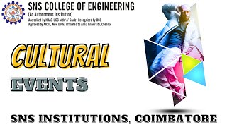 15th Annual Day  Cultural Events  SNS College of Engineering  SNS Institutions Coimbatore [upl. by Gayl914]