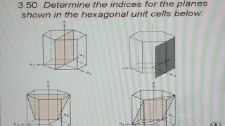 Crystallographic planesHCP find MillerBravais indices for the HCP planes [upl. by Ahselrak365]