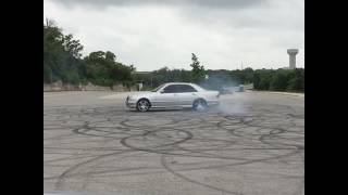 w210 e55 AMG straight pipe burnouts [upl. by Hentrich]