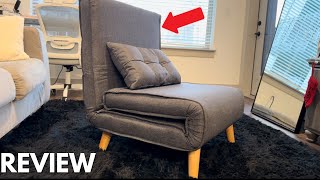 3in1 Convertible Chair Bed  Quick Review [upl. by Barrus324]