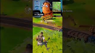 Passive Puppets firstever tree landing in Fortnite [upl. by Solracesoj]