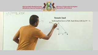 Fasalka 8aad Xisaab Somali Version Chapter 7 Lesson 2 Full HD [upl. by Calesta]