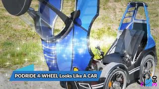 PODRIDE THE 4 WHEEL EBIKE THAT LOOKS LIKE A CAR Full Specs [upl. by Wyon]