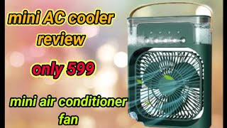 how to make mini cooler at homemini air conditioner cooling fanportable mini cooler review miniac [upl. by Gwenny937]