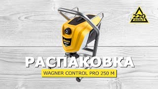 Обзор новинки Краскопульт WAGNER CONTROL PRO 250 M 220вольтраспаковка [upl. by Annayr]