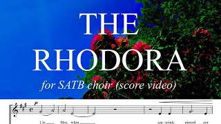 The Rhodora for SATB choir [upl. by Rbma]