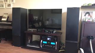 Mcintosh MA7000 Azur 851N Klipsch RF7 II end R110SW [upl. by Lemrahs]