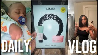 VersedSkincare Holiday Kit 🧼 NEW CUT 💇🏾‍♀️ I HAVE BABY FEVER [upl. by Menon875]