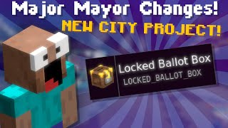 Major Mayor Changes Planned New City Project Hypixel Skyblock News [upl. by Delmor]