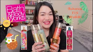 Bahamas  Fiji  Waikiki Review Bath and Body Works  Pretty Scents [upl. by Arraeit]