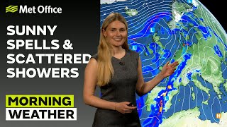 290324 – Sunny spells scattered showers – Morning Weather Forecast UK – Met Office Weather [upl. by Lled]