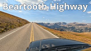 Driving the Scenic Beartooth Highway POV  4K [upl. by Ayotal161]