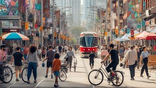 Thanksgiving Long Weekend Sunday Walk in Downtown Toronto 🇨🇦 [upl. by Eltsyrhc372]