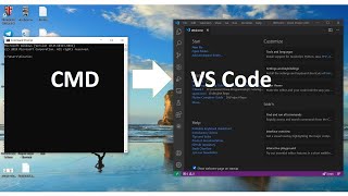 How to open VS Code in Current Folder using Command Prompt [upl. by Revell]