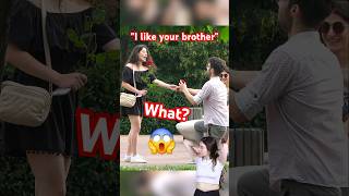 quotI like your brotherquot 🤣 💫 Fake Proposal Prank 💥 [upl. by Idnod]