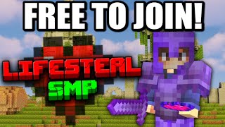 Public Minecraft Lifesteal SMP free to join [upl. by Aztilay931]