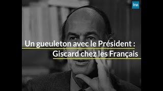 1975  Giscard sinvite à dîner chez les Français  Archive INA [upl. by Zanze]