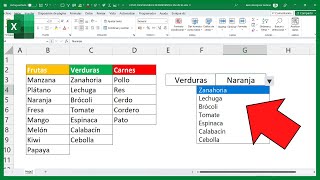 ✅Cómo Crear LISTAS DESPLEGABLES DEPENDIENTES en EXCEL de manera Fácil😉Validación de Datos en Excel [upl. by Ekenna]