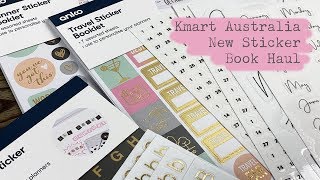 Kmart Australia New Sticker Book Haul [upl. by Akemad]