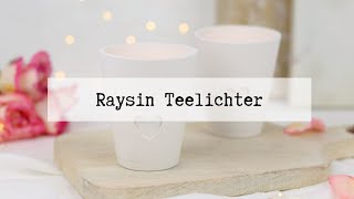 DIY Anleitung  Teelichter aus Raysin Gießpulver einfach selber machen [upl. by Adnalro75]