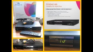 Humax FOXSAT Freesat HD Digital Satellite Set Top Box Freesat Foxsat HD [upl. by Son]