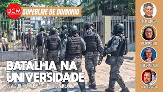 PM invade UERJ provocadores depredam reitoria e direita ataca educação pública [upl. by Newol]