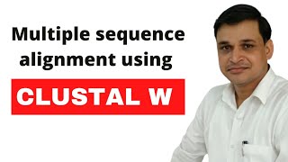 Clustal W  Multiple sequence alignment  Clustal W tutorial [upl. by Countess51]