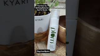 Unboxing Myntra Finds Plum Green Tea Mattifying MoisturizerUnder Rs500For Oily Skin [upl. by Lindsy]