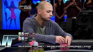 WPT Borgata Poker Open Fred Goldberg vs Daniel Buzgon [upl. by Dominy410]