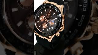 Rose Gold Sports Moon Phase Elegance for Menluxurywatches watchcollector watches watch [upl. by Yelnet]