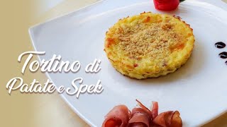 TORTINI DI PATATE E SPECK  PER UNA CENA VELOCE E CON GUSTO SFIZIOSISSIMI [upl. by Refiffej763]