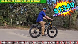 PT1 Best Electric Bike from Amazon KETELES XF4000 35MPH 2000W Ebike Cheaper Performance [upl. by Joachim979]