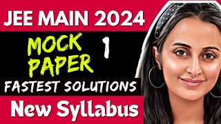 JEE MAINS MOCK PAPER DISCUSSION  FASTEST SOLUTIONS JEE 2024  MATHEMATICALLY INCLINED NEHA AGRAWAL [upl. by Acsicnarf935]