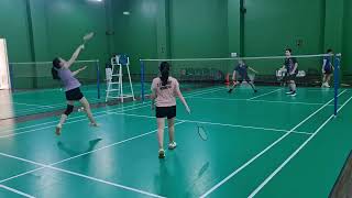 Happy Minton TSC 240406 Jeff Ken vs Jess Carla [upl. by Idolem46]