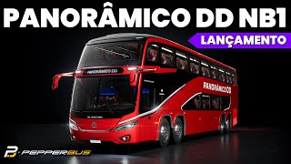 A VOLTA DO PANORÂMICO DD Novo BUSSCAR NB1 DD onibus panoramicodd [upl. by Ahsem]