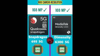 Snapdragon 695 vs Dimensity 6300  Midrange Chipset [upl. by Oijimer]