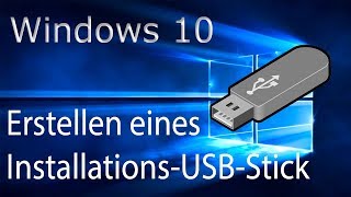 TUT Windows InstallationsUSBStick erstellen 4K  DE [upl. by Kahn260]